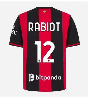 AC Milan Adrien Rabiot #12 Hjemmebanetrøje 2026-27 Kortærmet